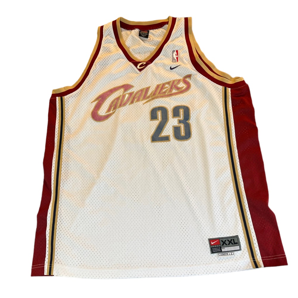 nike men’s lebron james cleveland‎ cavaliers jersey 23 sz XXL